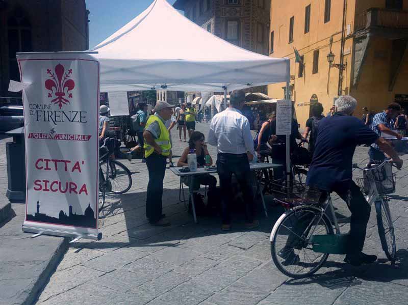 Targa bici Firenze - Easy Tag gratis - Lamibici targatura biciclette