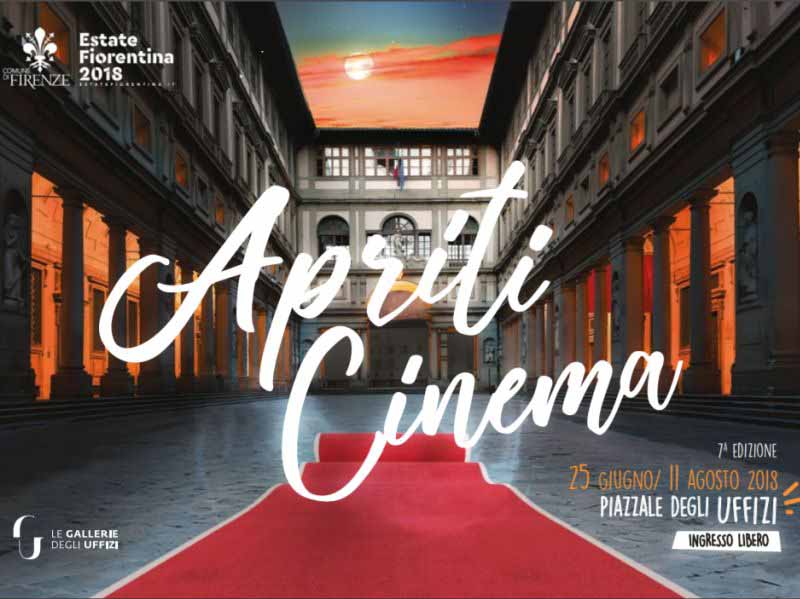 Cinema all'aperto Firenze gratis - Apriti cinema 2018 Uffizi, programma e date