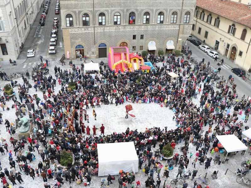 Carnevale Firenze 2019 bambini - Carnevale piazza Borgognissanti