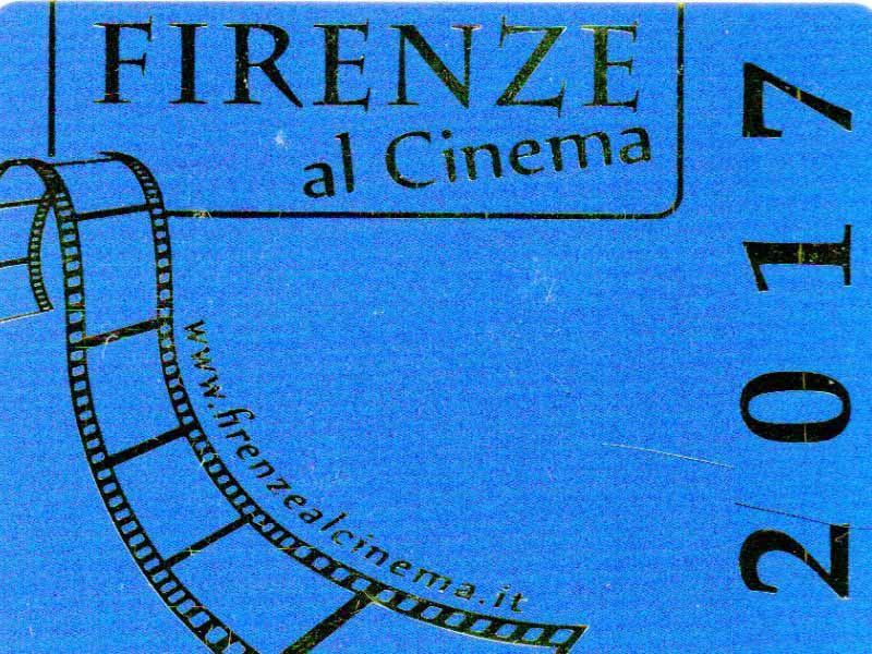 Firenze al cinema tessera 2018 carta fedeltà