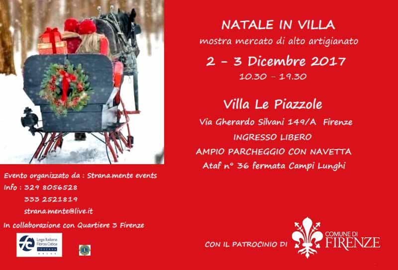 Natale in Villa 2017  Villa Le Piazzole Firenze
