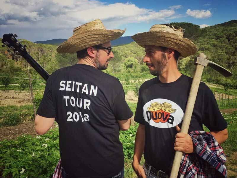 DuoVa Seitan tour 2018 - RadiciSeitan”, “La Fava”, “Kilometro Zero”, “Adottauncontadino”