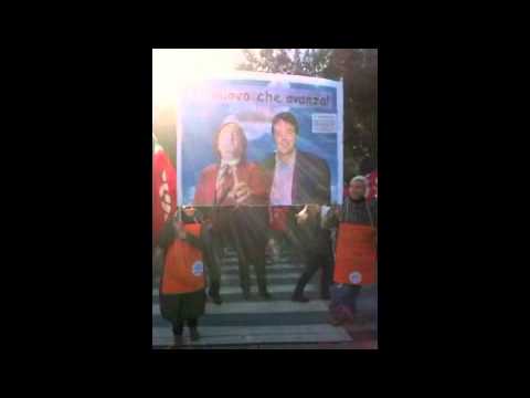Pitti, la protesta dei lavoratori Ataf