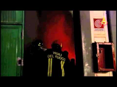 Incendio all’Osmannoro