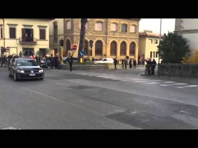 Papa Francesco è arrivato a Firenze