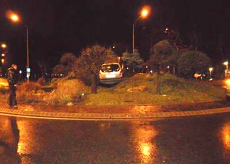 Non riesce a frenare: finisce con l’auto in mezzo al giardino / LA FOTO