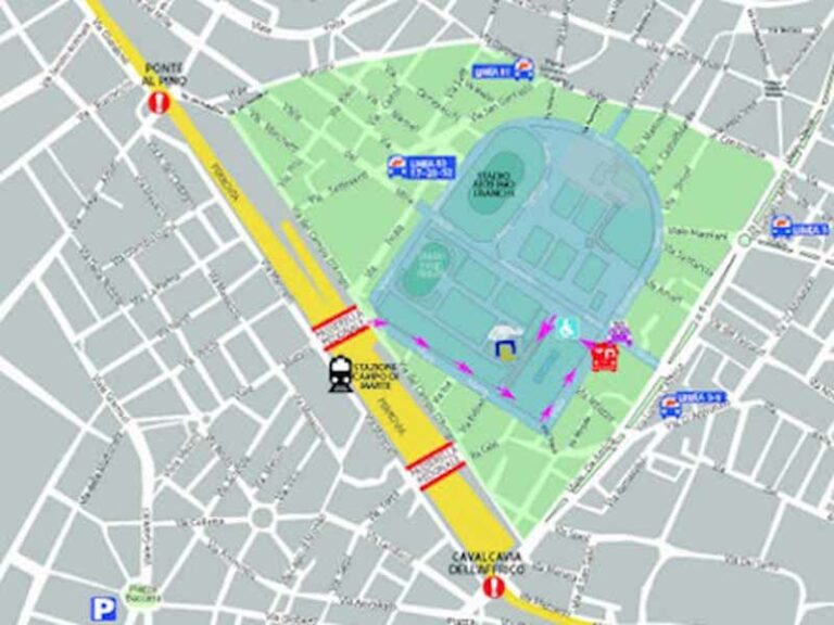 Baglioni, Morandi e Fiorentina-Napoli: un piano speciale per Campo di Marte