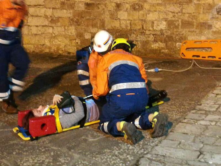 Emergenza a Villamagna (per esercitazione)