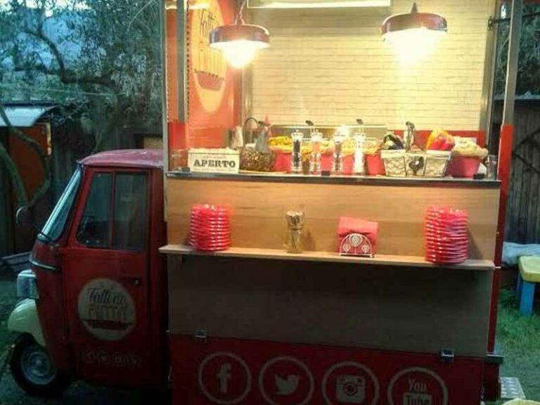 La frittura viaggia a bordo di un’Ape mobile