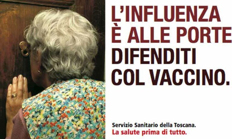 Il vaccino contro l’influenza 2018 in Toscana