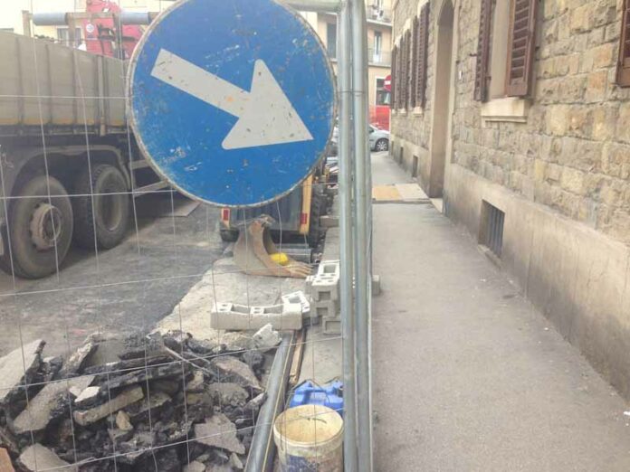 Lavori strade cantieri Firenze