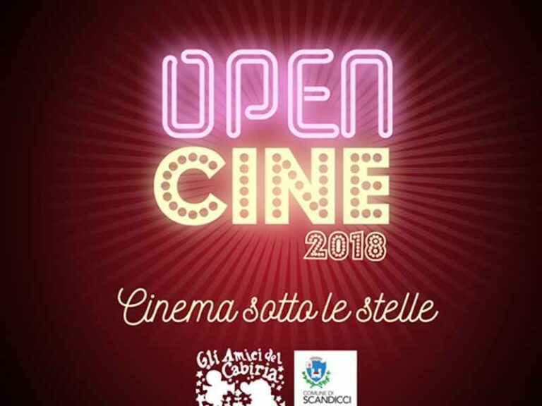 Cinema all’aperto a Scandicci, c’è OpenCine 2018