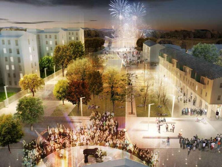 Il progetto per piazza dell’Isolotto? Un tappeto volante