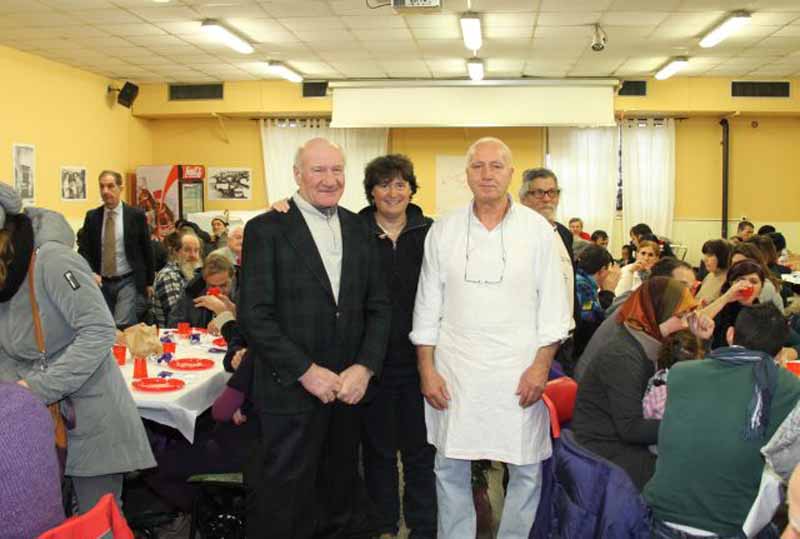 Il pranzo della solidarietà al Torrino Santa Rosa