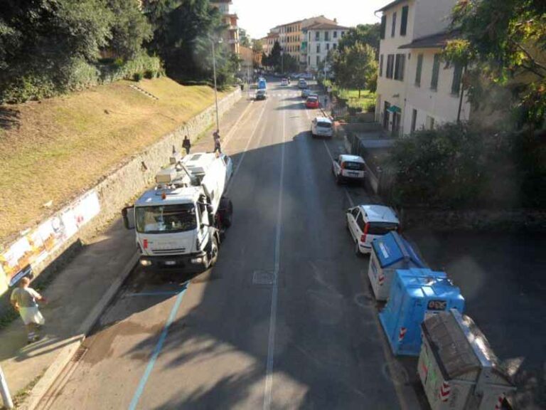 La pulizia delle strade durante le feste