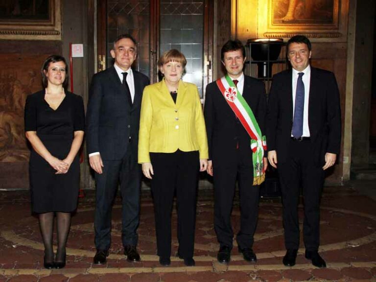 Renzi-Merkel, vertice a Firenze