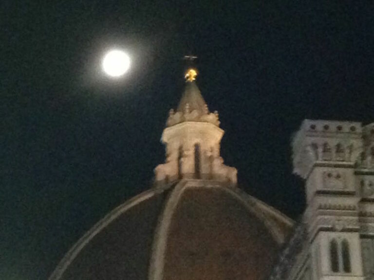 E anche Firenze ammirò la Superluna