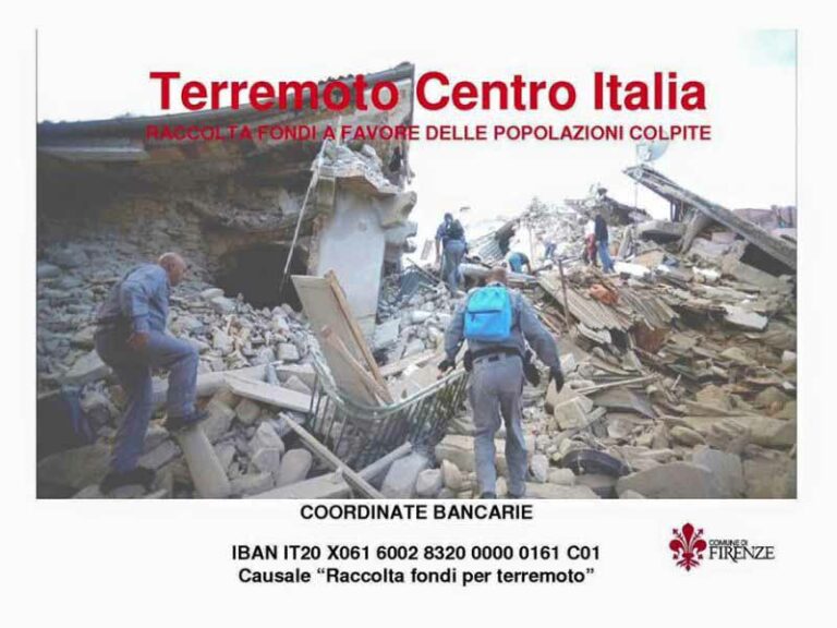Cosa possiamo fare per aiutare i terremotati