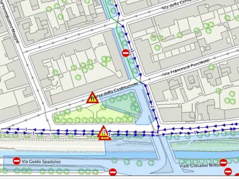 Tramvia, via al ribaltamento del cantiere in via dello Statuto