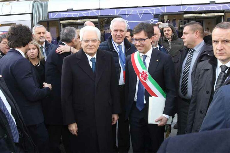 Mattarella inaugura la Linea 2 della tramvia