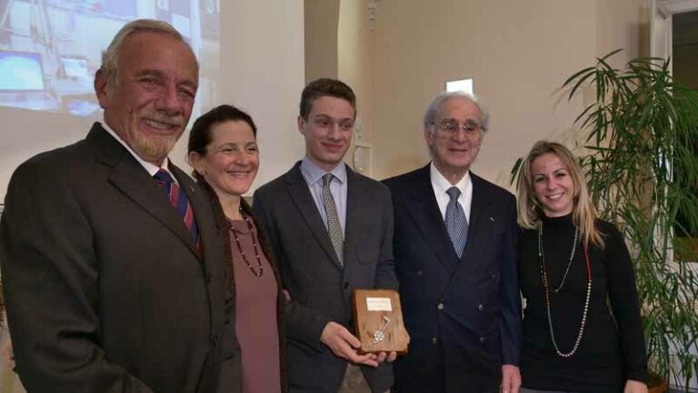 Al giovane ‘scienziato’ Valerio Pagliarino la “Chiave dell’Amicizia” 2017  della Unione Imprese Storiche Italiane