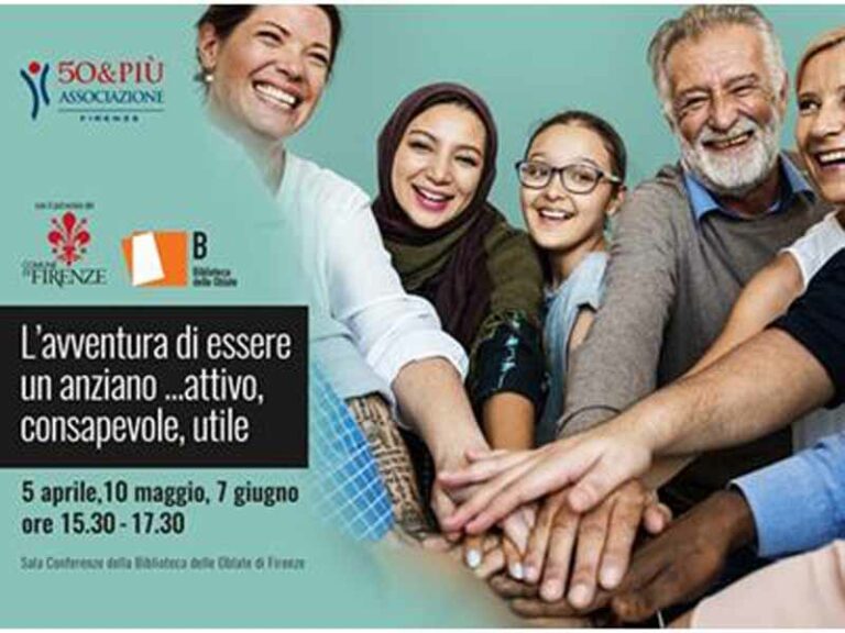 A Firenze ‘L’avventura di essere un anziano’