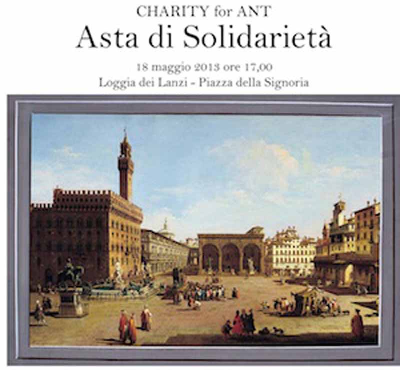 Alla Loggia di Lanzi un’asta benefica per l’Ant