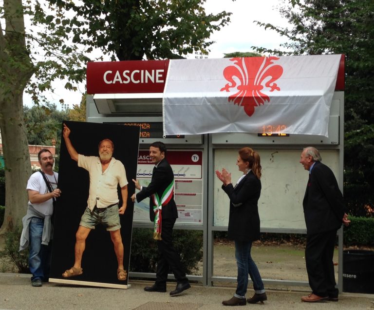 Cascine, inaugurata la fermata intitolata a Carlo Monni / FOTO