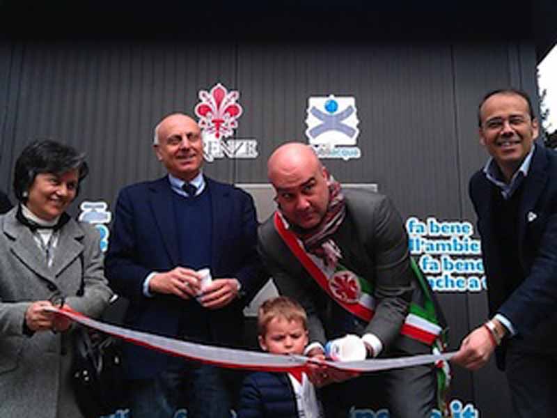 Un nuovo fontanello in città: inaugurato quello di Varlungo
