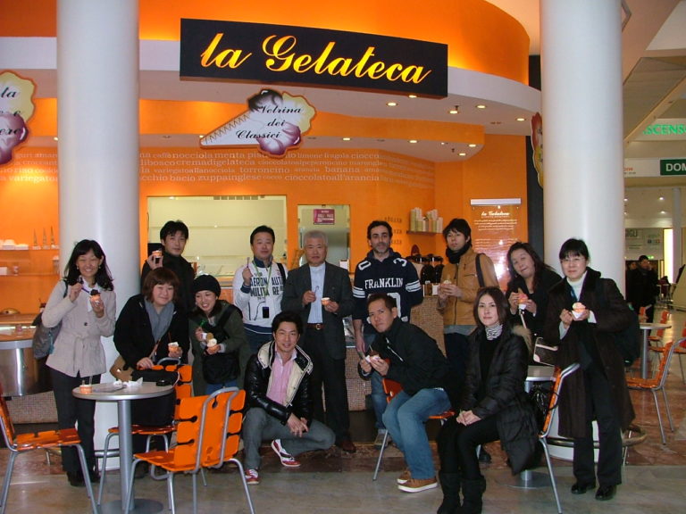 Lezioni di gelato per imprenditori giapponesi
