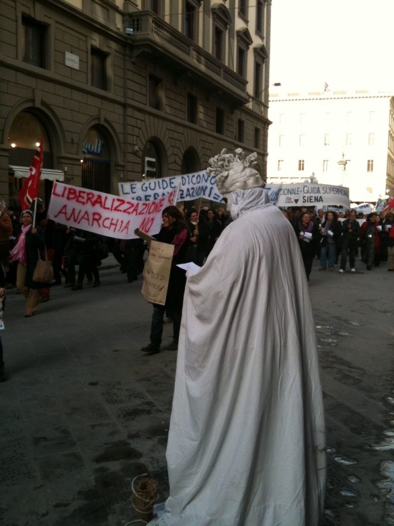 Guide turistiche in corteo, “Così perdiamo il posto”