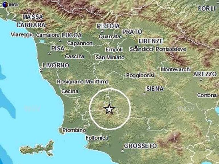 Terremoto, 3 scosse in Toscana. Avvertite anche a Firenze
