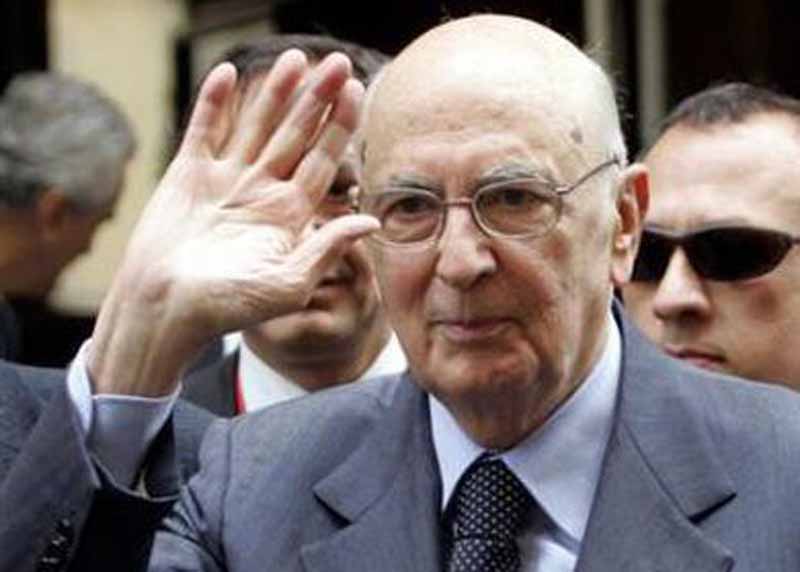 Relax toscano per Giorgio Napolitano