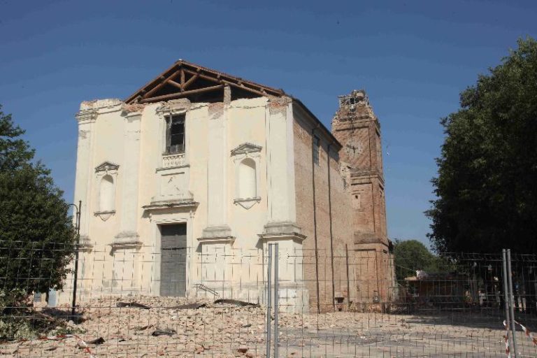 Terremoto Emilia, la Provincia ”adotta” la chiesa di San Possidonio