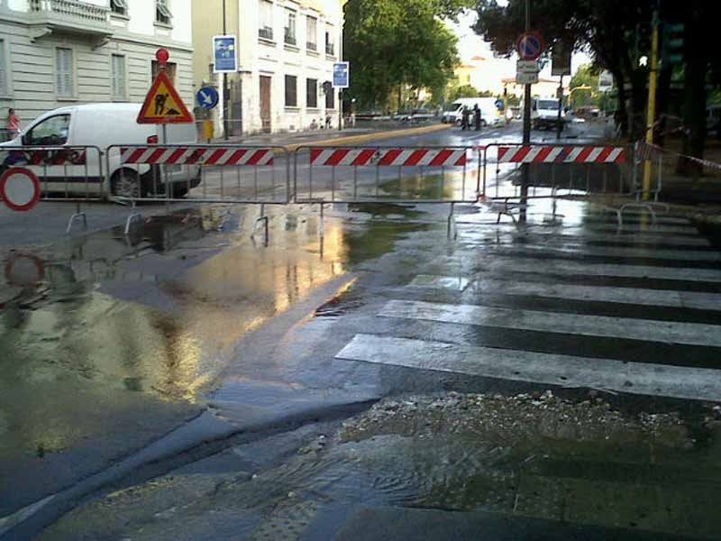Statuto, riapre una carreggiata