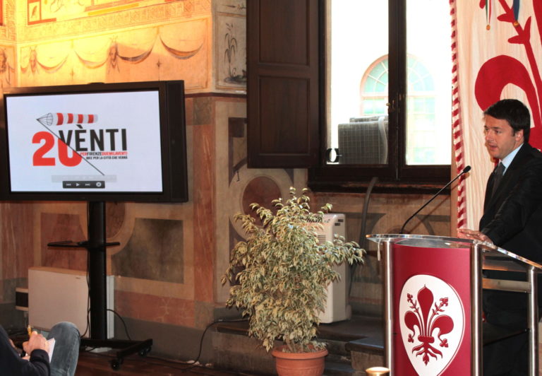 Via ai ”20 venti” di Renzi: la Firenze di oggi e quella di domani