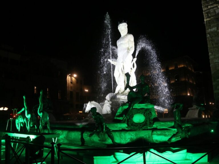 Fontana del Nettuno, Firenze festeggia il restauro