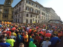 Mezza maratona Firenze lungarno