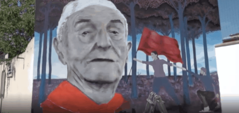 Nardella inaugura il Murales del partigiano Sarti.<br>Bocci in visita alla Mostra dell’artigianato