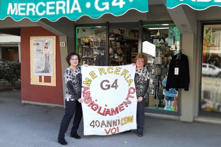 G4, la merceria di Sorgane che non passa di moda