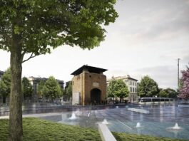 Tramvia in piazza Beccaria: il progetto, ecco come sarà rendering piazza Beccaria progetto tramvia