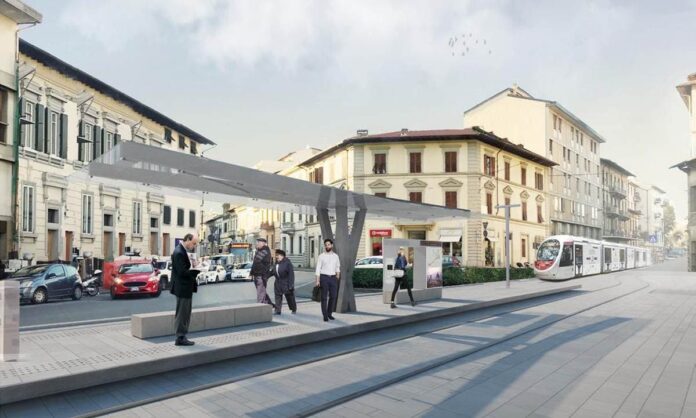 Piazza Gavinana tramvia linea 3.2 rendering