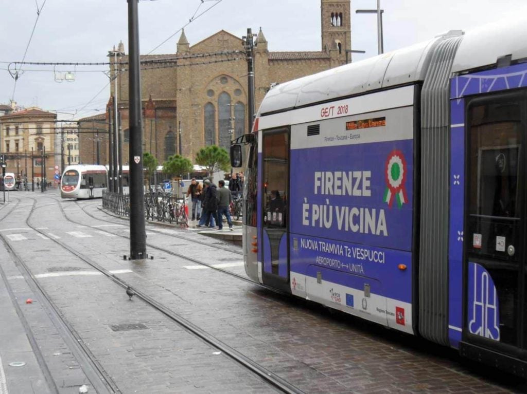 Tramvia Firenze linea 2 Stazione Santa Maria Novella