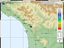 Terremoto Toscana Camaiore 20 marzo