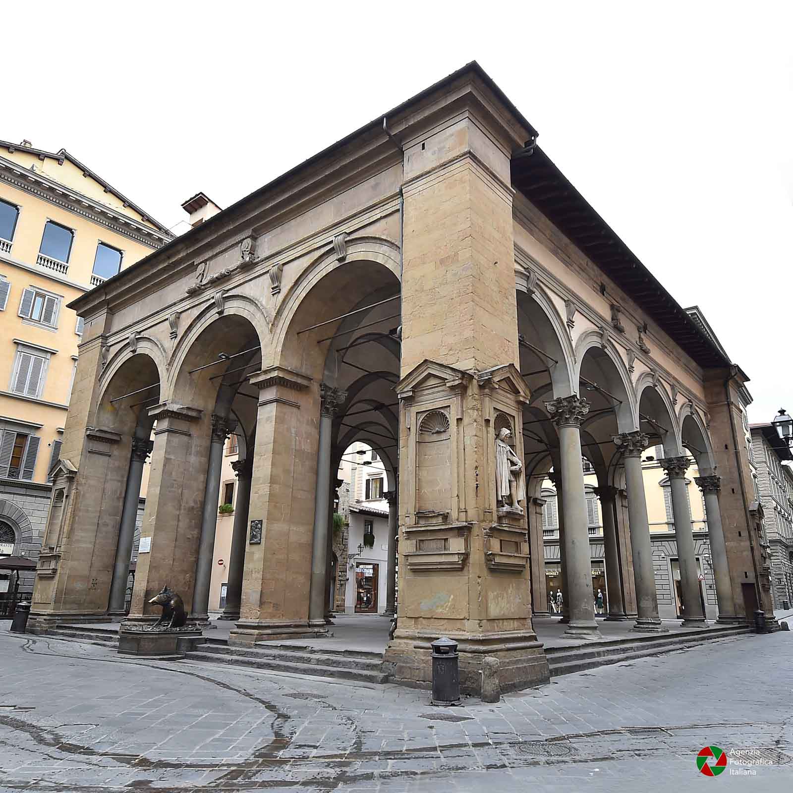 Firenze: strade e piazze del centro deserte nei giorni del coronavirus