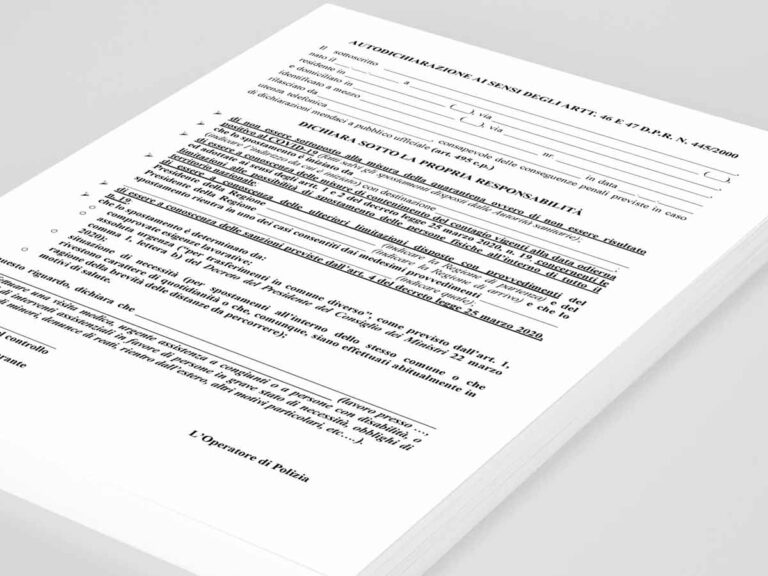 Fase 2, autocertificazione obbligatoria per gli spostamenti anche dopo il 4 maggio