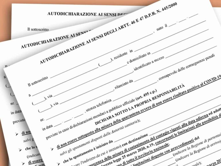 Autocertificazione addio, dal 18 maggio solo per andare fuori regione
