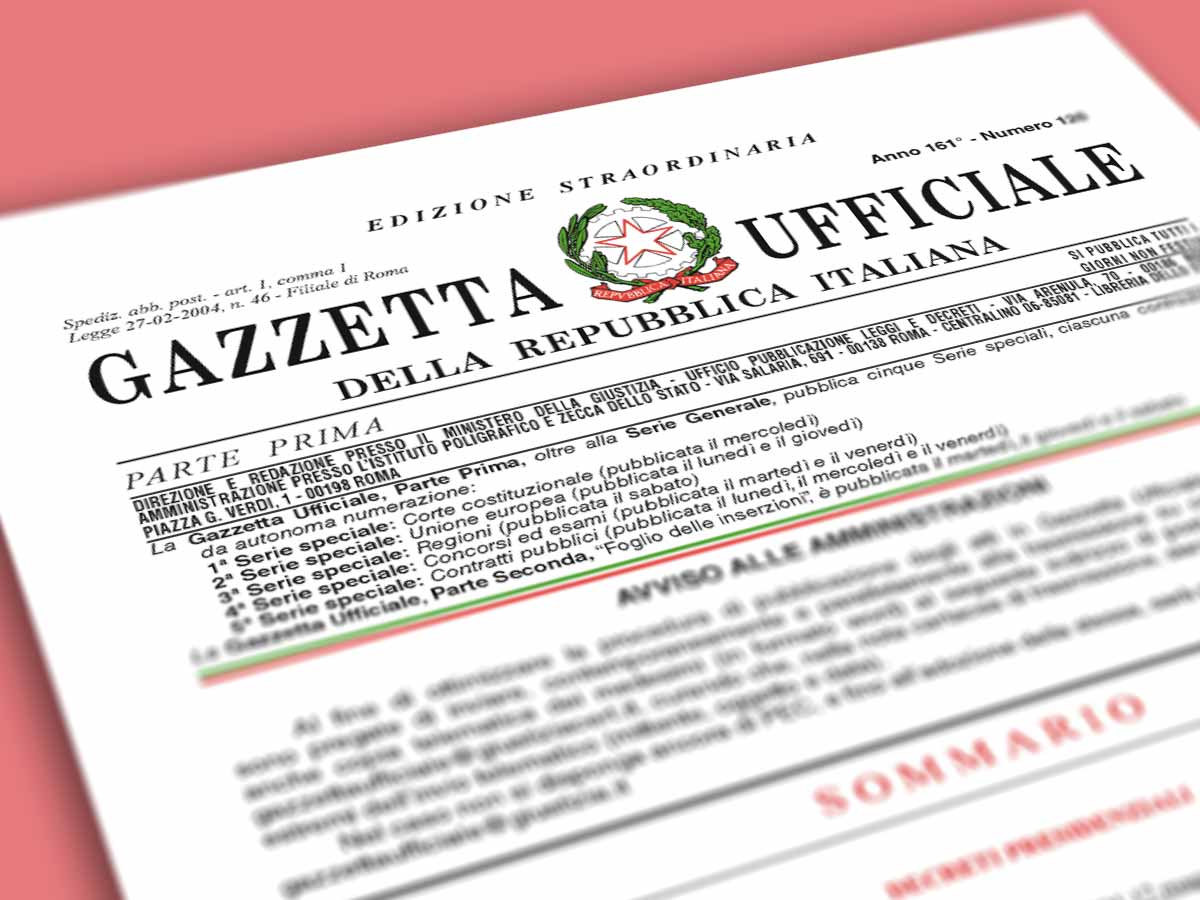 Decreto rilancio, il testo in Gazzetta ufficiale (pdf)