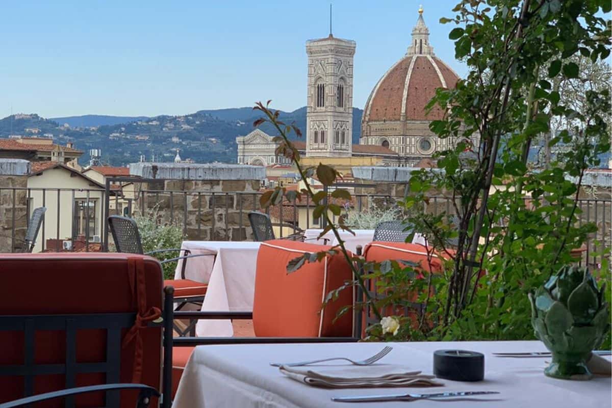 Antica Torre Tornabuoni terrazza aperitivo cena vista Firenze