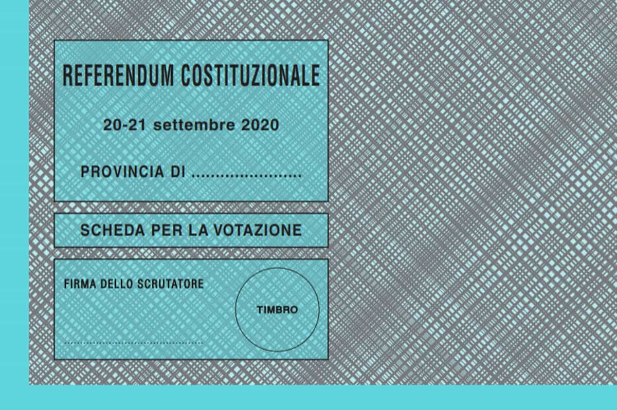 Referendum 2020 testo integrale legge riforma completo